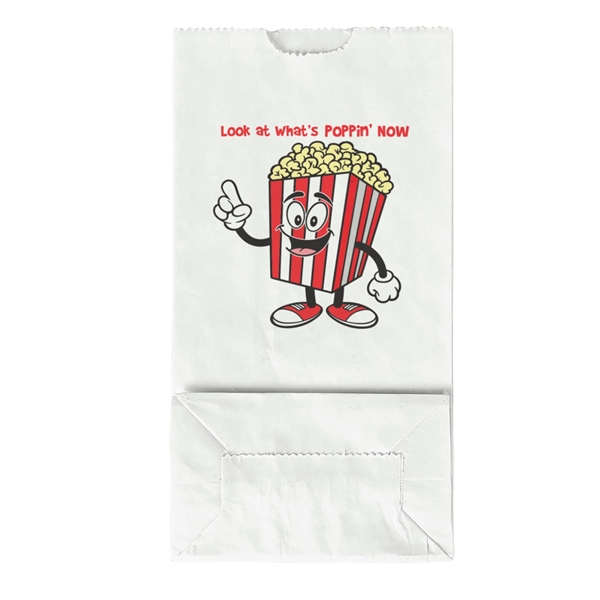 Paper Popcorn Specialty Bag with serrated cut top.... from ASI 37940 Bag Makers Inc