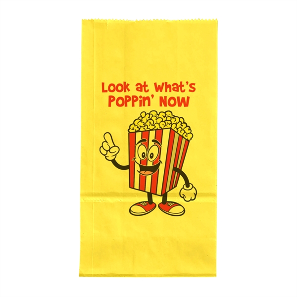Paper Popcorn Specialty Bag with serrated cut top.... from ASI 37940 Bag Makers Inc