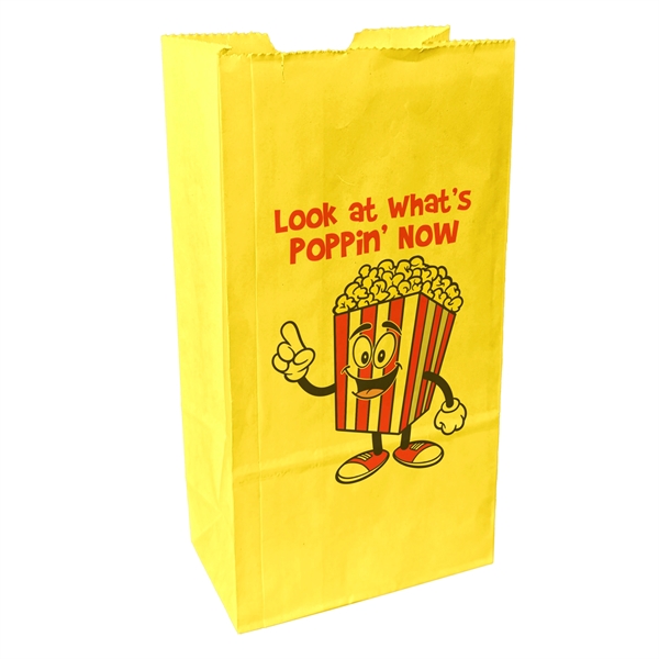 Paper Popcorn Specialty Bag with serrated cut top.... from ASI 37940 Bag Makers Inc