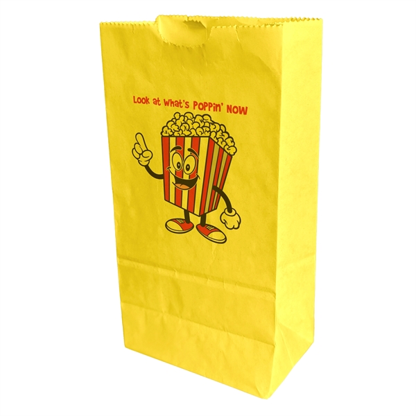 Paper Popcorn Specialty Bag with serrated cut top.... from ASI 37940 Bag Makers Inc