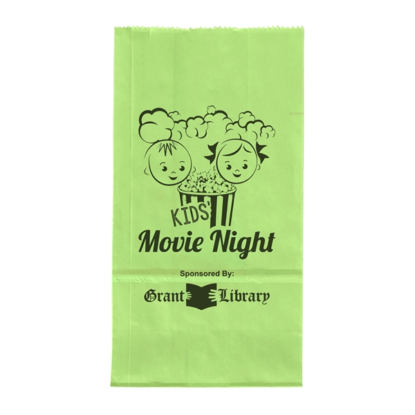 Paper Popcorn Bag with serrated cut top.... from ASI 37940 Bag Makers Inc