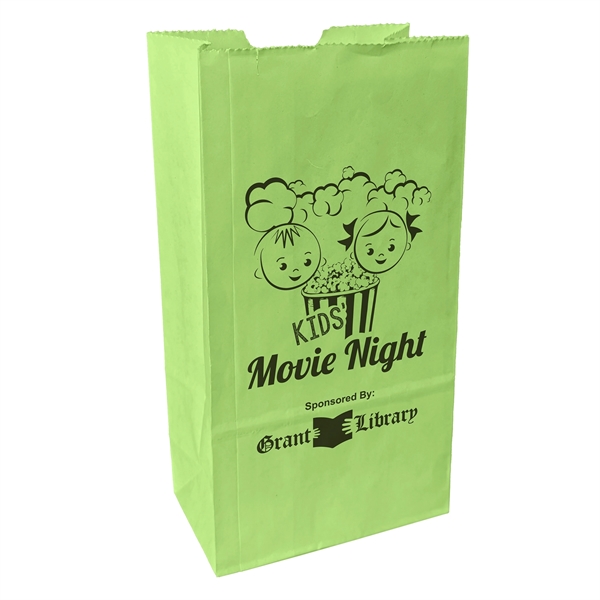 Paper Popcorn Bag with serrated cut top.... from ASI 37940 Bag Makers Inc