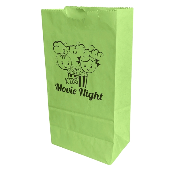 Paper Popcorn Bag with serrated cut top.... from ASI 37940 Bag Makers Inc