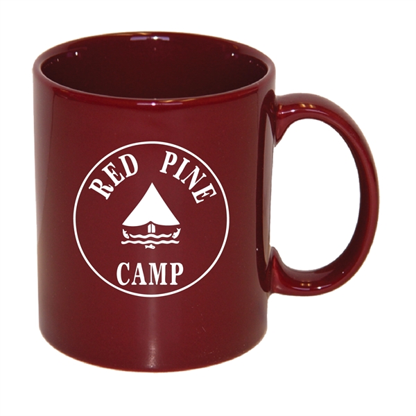 11 oz. C-handle ceramic coffee mug.... from ASI 74245 Nordic Co Inc / Nordic Nordic Promos