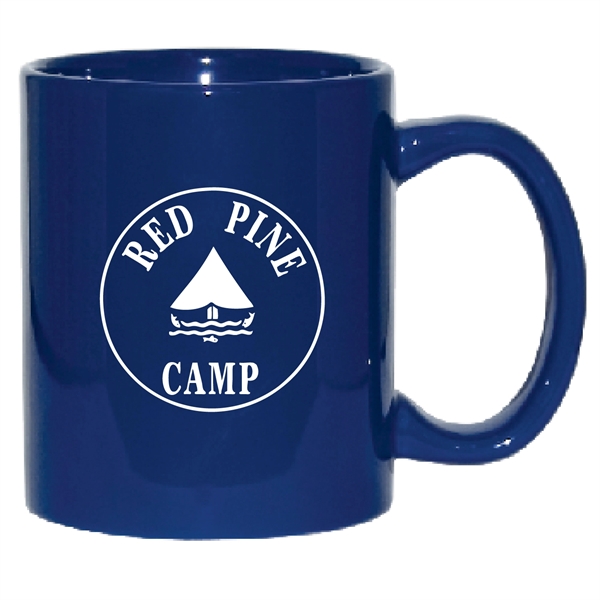 11 oz. C-handle ceramic coffee mug.... from ASI 74245 Nordic Co Inc / Nordic Nordic Promos