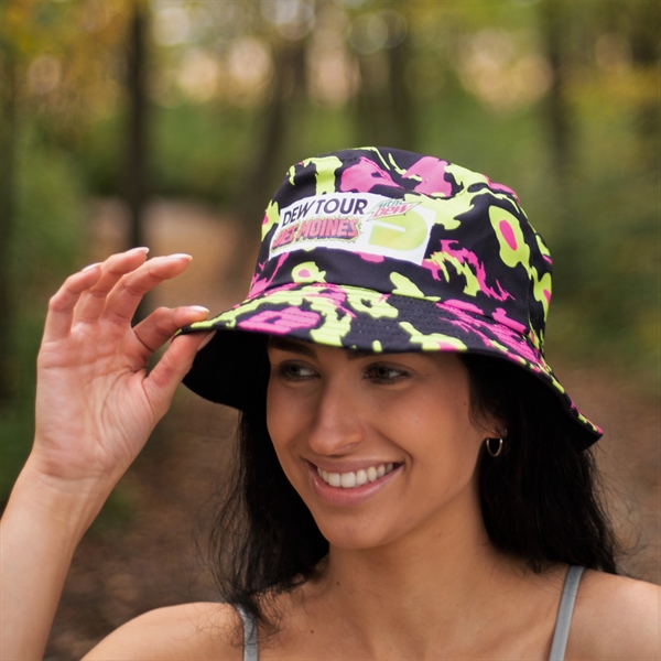 Sublimation Premium Unisex Print Double-Side-Wear Reversible Bucket Hat made of RPET... from ASI 72657 Active Life Promo / Active Life