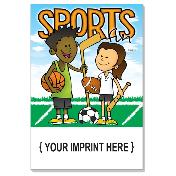 Sports Fun activity pad with games and activities.... from ASI 45815 Coloring Book Solutions / Coloring Book Solutions™
