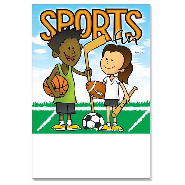 Sports Fun activity pad with games and activities.... from ASI 45815 Coloring Book Solutions / Coloring Book Solutions™