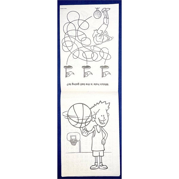 Sports Fun activity pad with games and activities.... from ASI 45815 Coloring Book Solutions / Coloring Book Solutions™