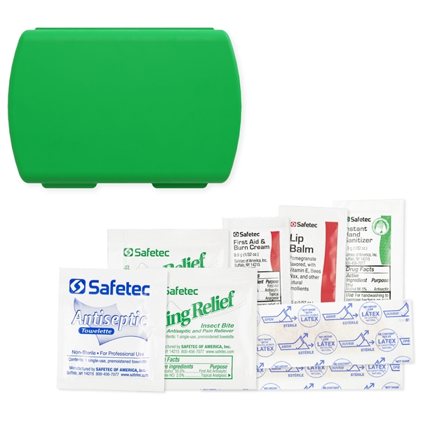Full color imprinted USA made Outdoor Aid Kit with Hand Sanitizers,... from ASI 54040 Fey Promo