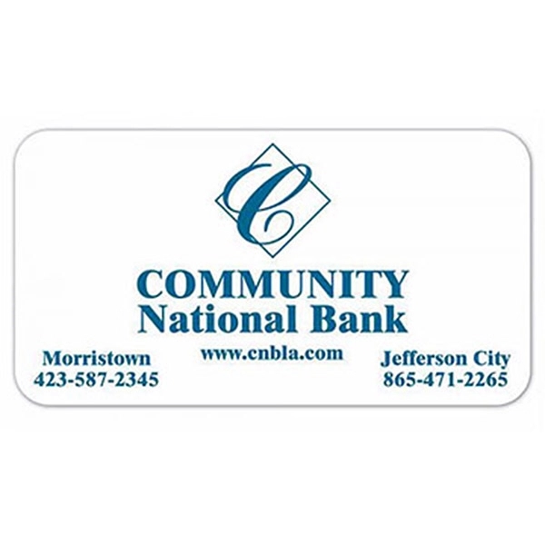 Magnet - 2.25 x 4.187" Rectangle w/RC - Full Color... from ASI 80210 Quikey Mfg Co Inc / Quikey Line