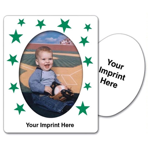 Magnets - Picture Frame Oval Center - Full Color... from ASI 80210 Quikey Mfg Co Inc