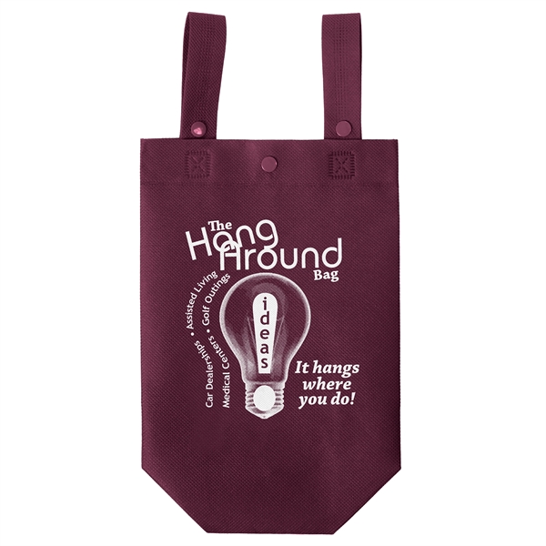 Non-Woven Polypropylene Tote with longs straps & dual snaps.... from ASI 37940 Bag Makers Inc