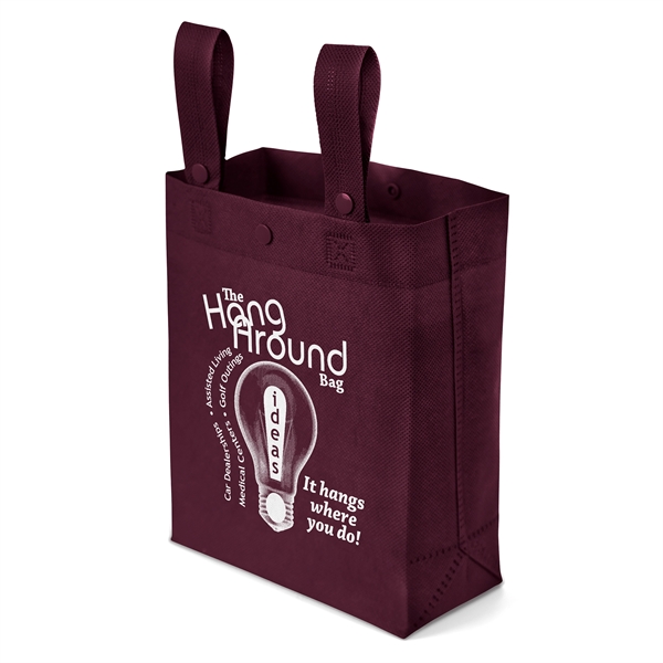 Non-Woven Polypropylene Tote with longs straps & dual snaps.... from ASI 37940 Bag Makers Inc