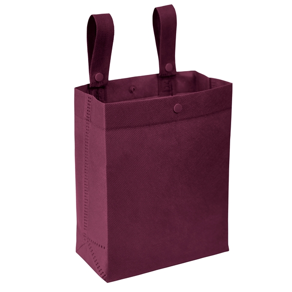 Non-Woven Polypropylene Tote with longs straps & dual snaps.... from ASI 37940 Bag Makers Inc