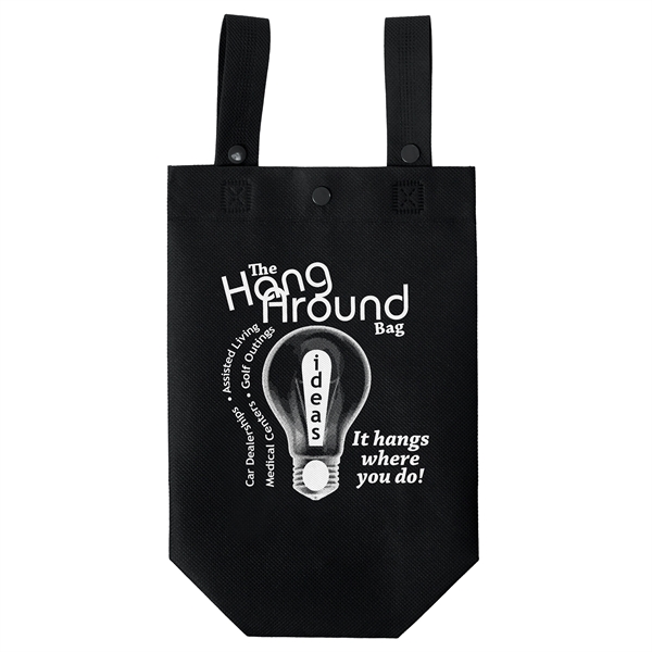 Non-Woven Polypropylene Tote with longs straps & dual snaps.... from ASI 37940 Bag Makers Inc