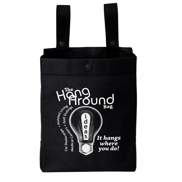 Non-Woven Polypropylene Tote with longs straps & dual snaps.... from ASI 37940 Bag Makers Inc