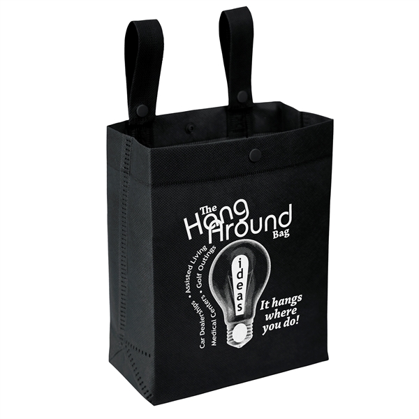 Non-Woven Polypropylene Tote with longs straps & dual snaps.... from ASI 37940 Bag Makers Inc