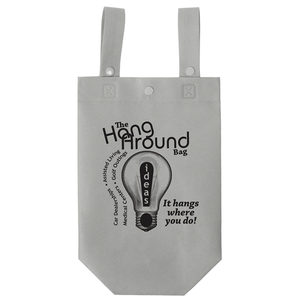 Non-Woven Polypropylene Tote with longs straps & dual snaps.... from ASI 37940 Bag Makers Inc