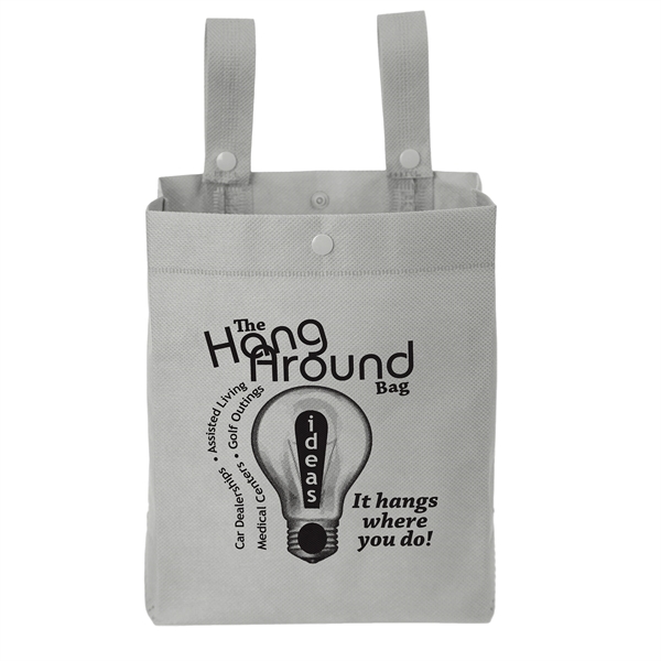 Non-Woven Polypropylene Tote with longs straps & dual snaps.... from ASI 37940 Bag Makers Inc