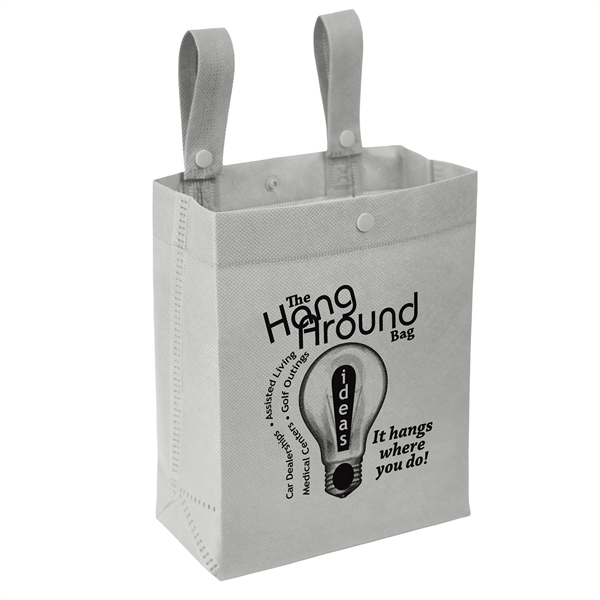 Non-Woven Polypropylene Tote with longs straps & dual snaps.... from ASI 37940 Bag Makers Inc