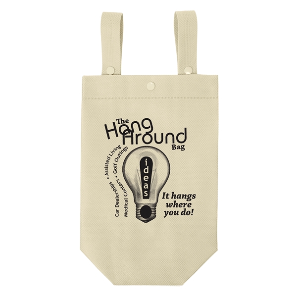 Non-Woven Polypropylene Tote with longs straps & dual snaps.... from ASI 37940 Bag Makers Inc