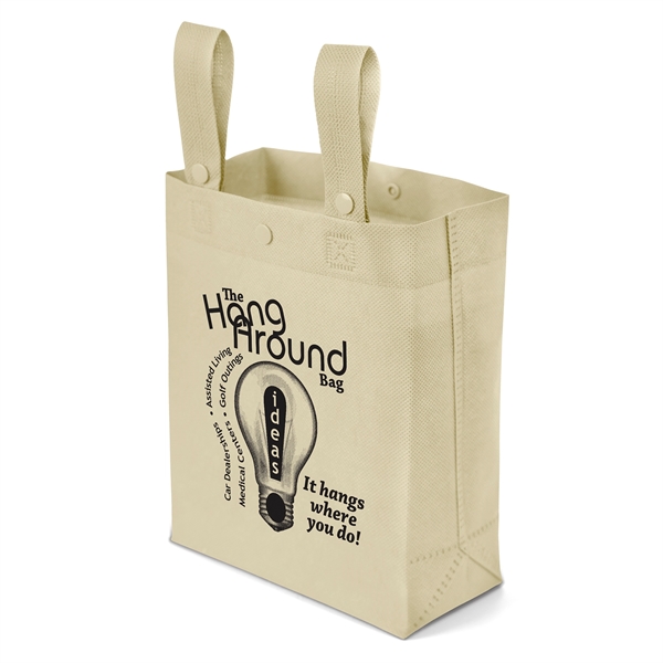 Non-Woven Polypropylene Tote with longs straps & dual snaps.... from ASI 37940 Bag Makers Inc