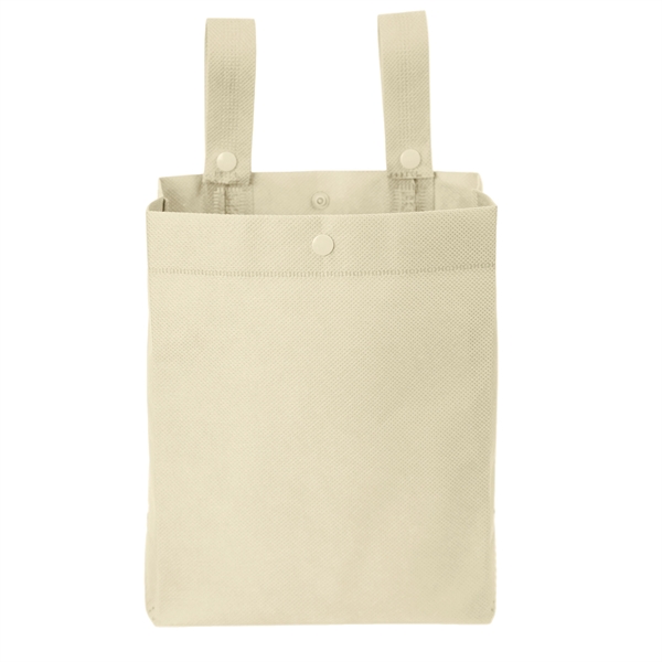 Non-Woven Polypropylene Tote with longs straps & dual snaps.... from ASI 37940 Bag Makers Inc
