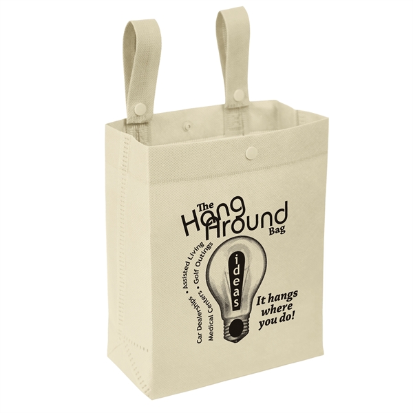 Non-Woven Polypropylene Tote with longs straps & dual snaps.... from ASI 37940 Bag Makers Inc