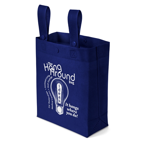 Non-Woven Polypropylene Tote with longs straps & dual snaps.... from ASI 37940 Bag Makers Inc
