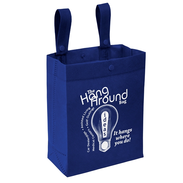 Non-Woven Polypropylene Tote with longs straps & dual snaps.... from ASI 37940 Bag Makers Inc