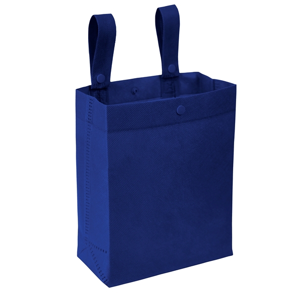 Non-Woven Polypropylene Tote with longs straps & dual snaps.... from ASI 37940 Bag Makers Inc