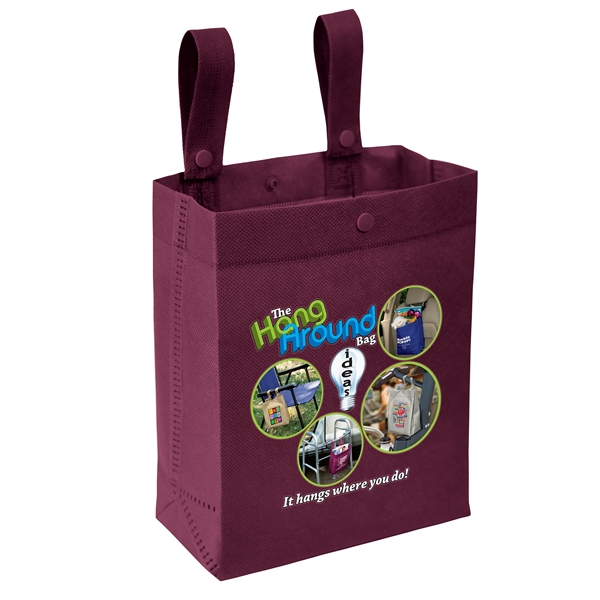 Non-Woven Polypropylene Tote with longs straps & dual snaps.... from ASI 37940 Bag Makers Inc