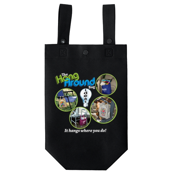 Non-Woven Polypropylene Tote with longs straps & dual snaps.... from ASI 37940 Bag Makers Inc