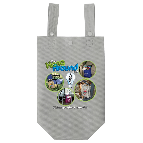 Non-Woven Polypropylene Tote with longs straps & dual snaps.... from ASI 37940 Bag Makers Inc