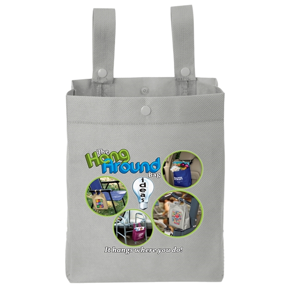 Non-Woven Polypropylene Tote with longs straps & dual snaps.... from ASI 37940 Bag Makers Inc