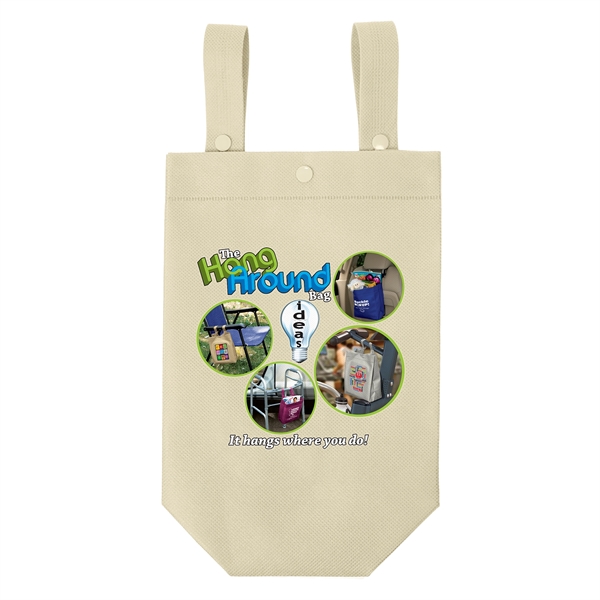 Non-Woven Polypropylene Tote with longs straps & dual snaps.... from ASI 37940 Bag Makers Inc