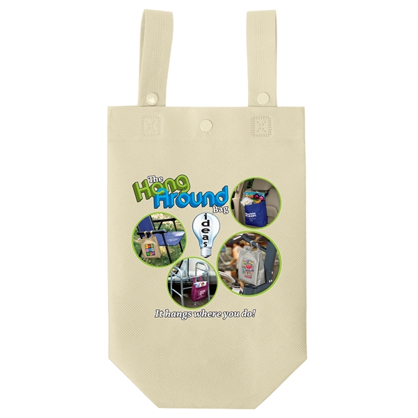 Non-Woven Polypropylene Tote with longs straps & dual snaps.... from ASI 37940 Bag Makers Inc