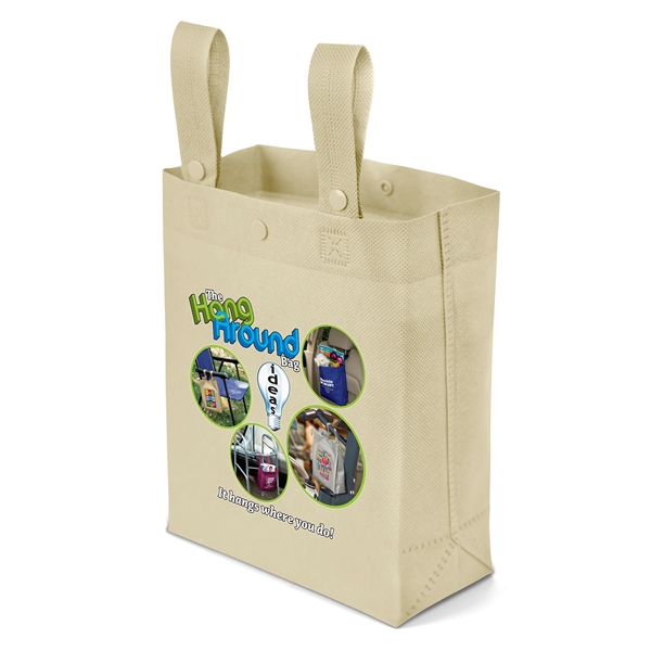 Non-Woven Polypropylene Tote with longs straps & dual snaps.... from ASI 37940 Bag Makers Inc