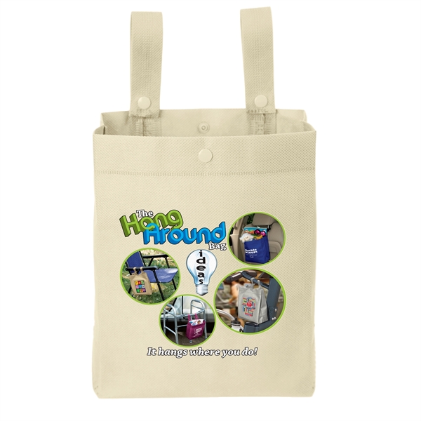 Non-Woven Polypropylene Tote with longs straps & dual snaps.... from ASI 37940 Bag Makers Inc