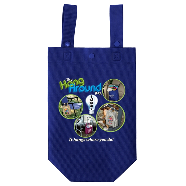 Non-Woven Polypropylene Tote with longs straps & dual snaps.... from ASI 37940 Bag Makers Inc