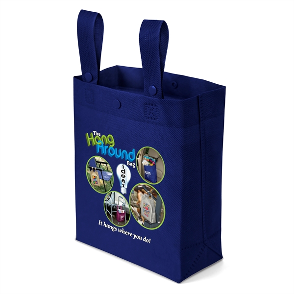Non-Woven Polypropylene Tote with longs straps & dual snaps.... from ASI 37940 Bag Makers Inc