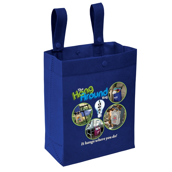 Non-Woven Polypropylene Tote with longs straps & dual snaps.... from ASI 37940 Bag Makers Inc