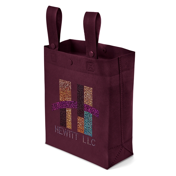 Non-Woven Polypropylene Tote with longs straps & dual snaps.... from ASI 37940 Bag Makers Inc