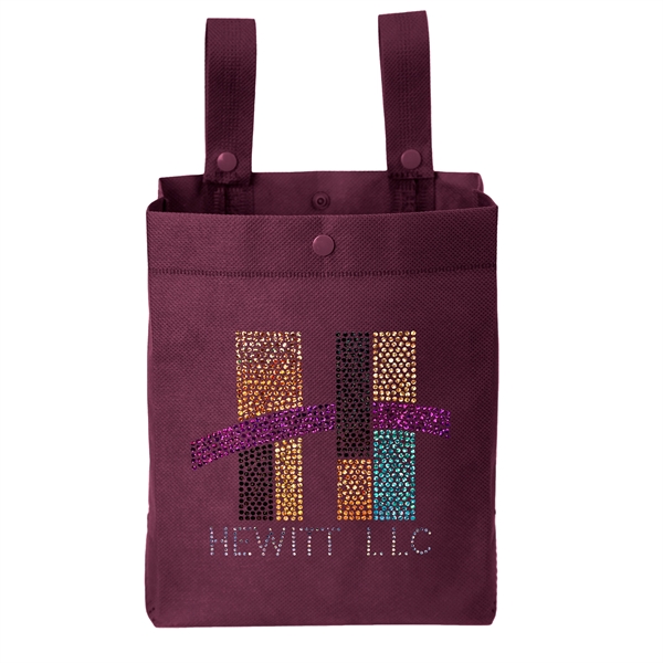 Non-Woven Polypropylene Tote with longs straps & dual snaps.... from ASI 37940 Bag Makers Inc