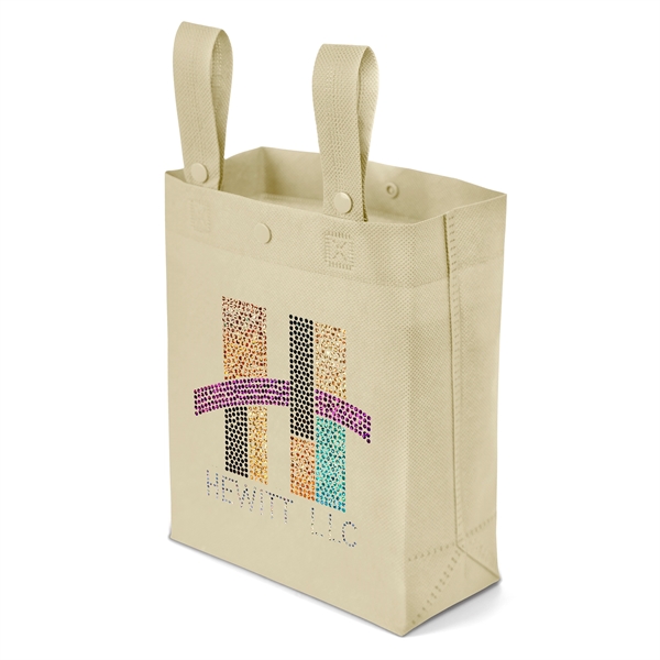 Non-Woven Polypropylene Tote with longs straps & dual snaps.... from ASI 37940 Bag Makers Inc