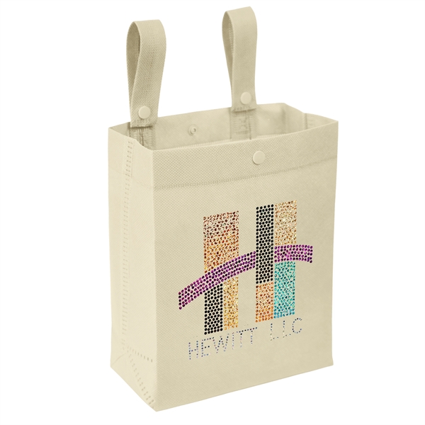 Non-Woven Polypropylene Tote with longs straps & dual snaps.... from ASI 37940 Bag Makers Inc