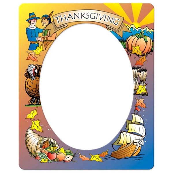 Magnets - Picture Frame Oval Center - Full Color... from ASI 80210 Quikey Mfg Co Inc / Quikey Line