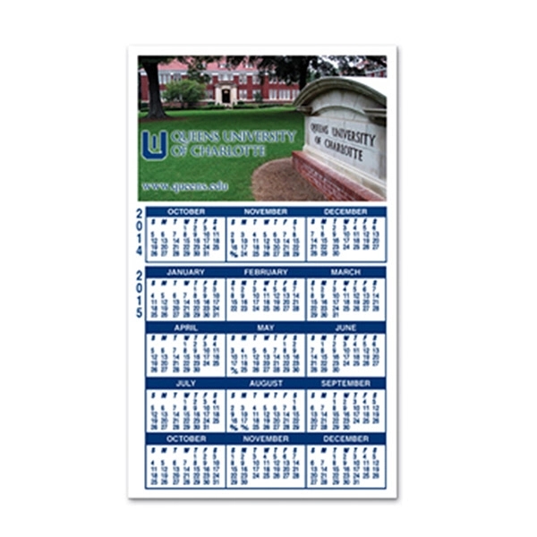 Magnet - 15 Month Calendar Rectangle - Full Color... from ASI 80210 Quikey Mfg Co Inc / Quikey Line