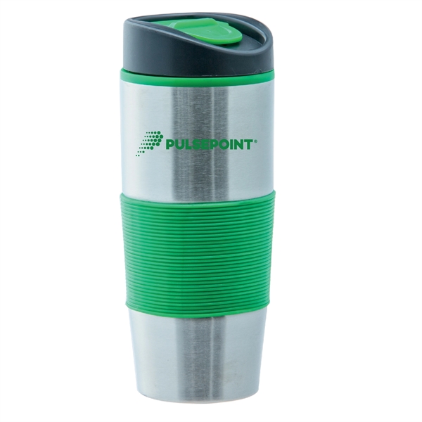 16 oz double wall insulated travel tumbler with slide 2 sip... from ASI 74245 Nordic Co Inc / Nordic Nordic Promos